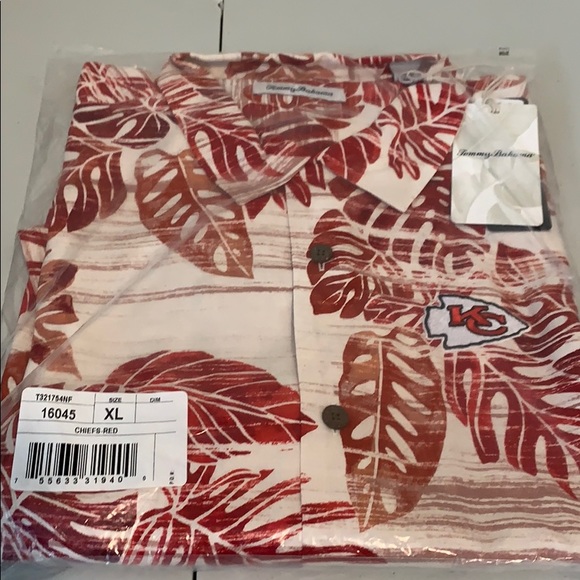 tommy bahama kc chiefs hawaiian shirt